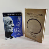 Advaita Vedanta: Being the Self by Prabhuji This light in oneself Krishnamurti
