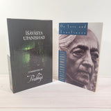 Isavasya Upanishad commented by Prabhuji On Love and Loneliness by Krishnamurti