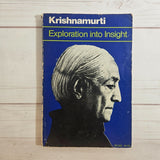 Ishavasya Upanishad commented Prabhuji Exploration into Insight J. Krishnamurti