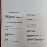 The Tantra Vision Vol 1 by Osho Bhagwan Shree Rajneesh