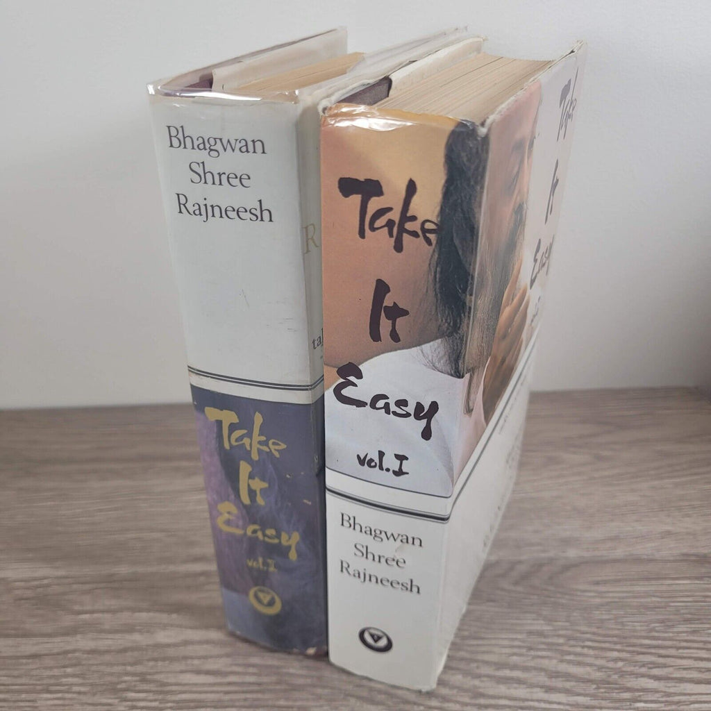 Take It Easy Vol 1 & Vol 2 Set by Osho Bhagwan Shree Rajneesh 1st Edition