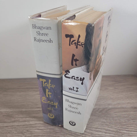 Take It Easy Vol 1 & Vol 2 Set by Osho Bhagwan Shree Rajneesh 1st Edition