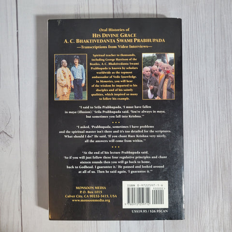 Memories Anecdotes of a Modern-Day Saint Swami Prabhupada Volume 2