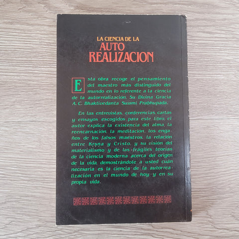 La ciencia de la autorrealización de A. C. Bhaktivedanta Swami Prabhupada