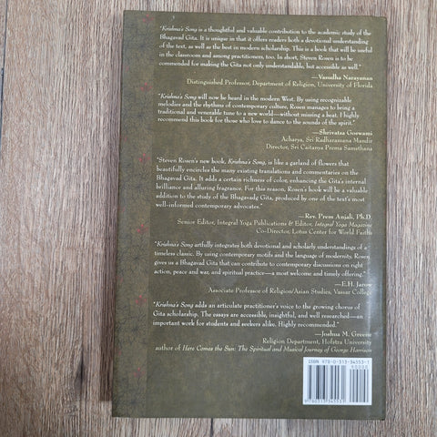 Krishna's Song: A New Look at the Bhagavad Gita by Steven J. Rosen NEW