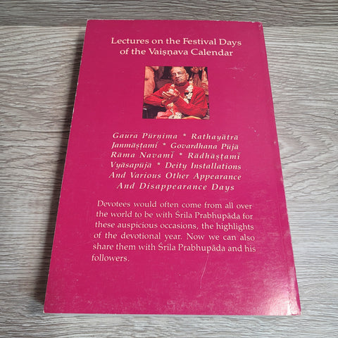Festivals with Srila Prabhupada