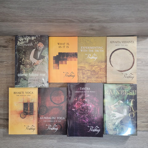 Spiritual Books lot of 8 Prabuji Osho Rajneesh Tao Tantra Bhakti