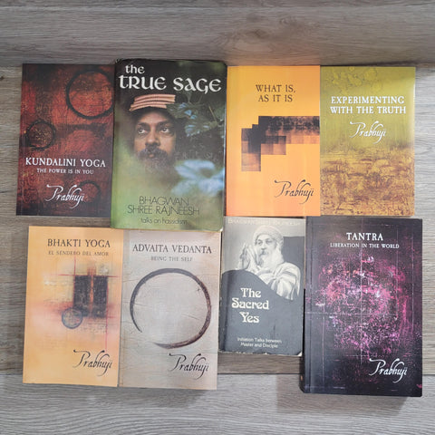 Spiritual Books Lot of 8 Osho Rajneesh 1st Edition Prabhuji New