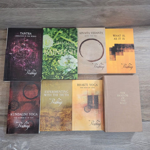 Spiritual Books Lot of 8 Prabhuji Osho The Shadow of The Whip Kundalini Yoga