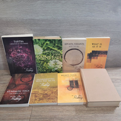 Spiritual Books Lot of 8 Prabhuji Osho The Shadow of The Whip Kundalini Yoga