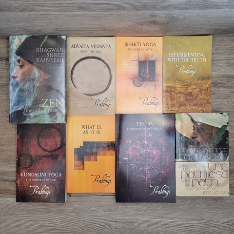 Spiritual Books lot of 8 Osho Rajneesh Prabhuji Zen Tao Tantra