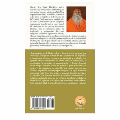 Experimentando Con La Verdad Spanish Edition by Prabhuji Paperback NEW