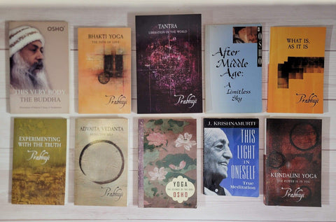 Spirituality Books Lot of 10 Osho Prabhuji Krishnamurti Yoga Buddha Meditation