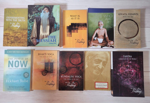 Spirituality Books Lot of 10 Osho Prabhuji Krishnamurti Ramana Maharishi Tolle