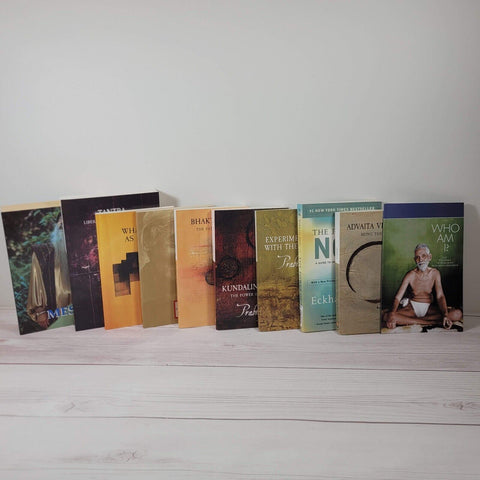 Spirituality Books Lot of 10 Osho Prabhuji Krishnamurti Ramana Maharishi Tolle