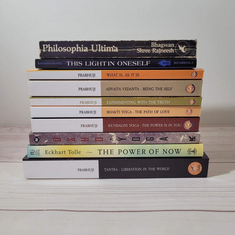 Spirituality Books Lot of 10 Osho Prabhuji Eckhart Tolle Krishnamurti Yoga