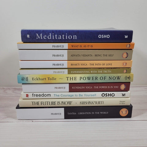 Spirituality Books Lot of 10 Osho Prabhuji Krishnamurti Tolle Meditation