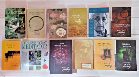 Spirituality Books Lot of 12 Osho Prabhuji Krishnamurti Yoga Meditation Tantra