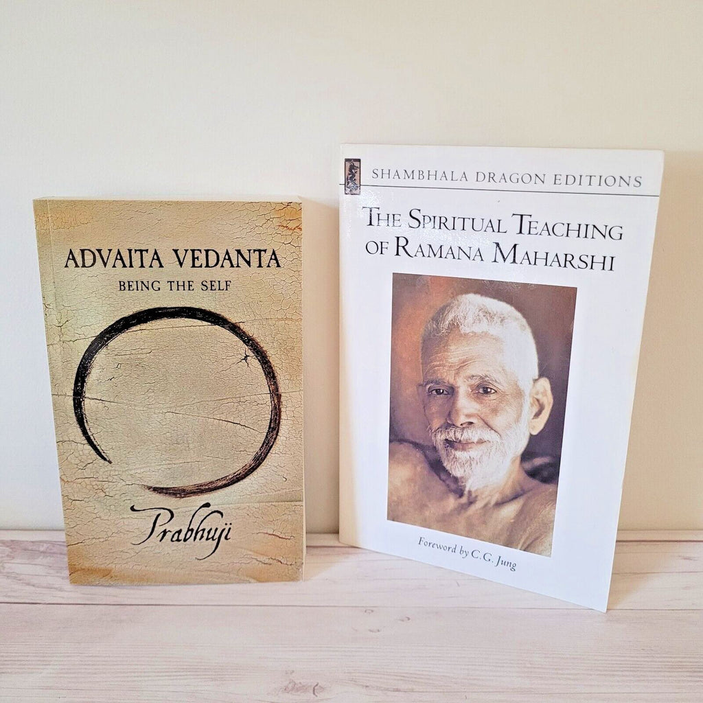 Spirituality Books Lot of 2 Prabhuji Ramana Maharishi Advaita Vedanta