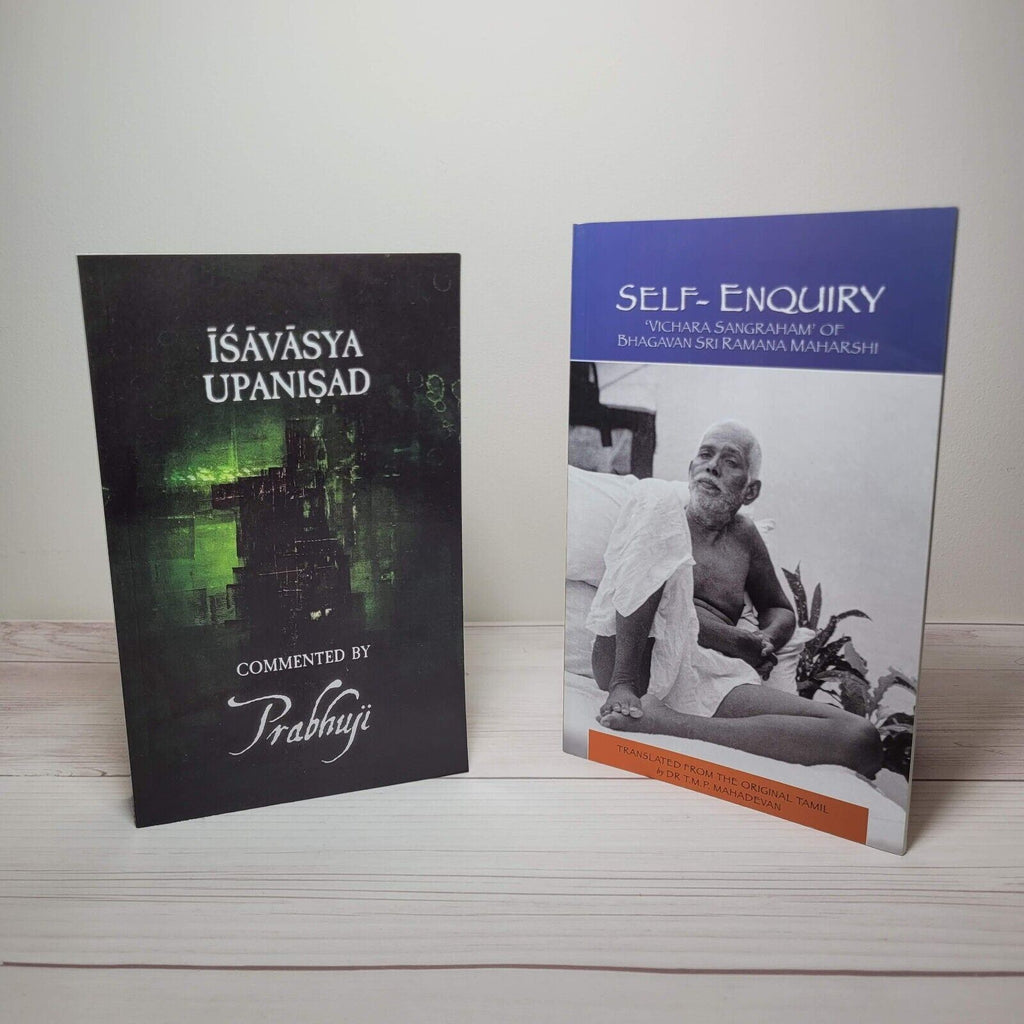 Spirituality Books Lot of 2 Prabhuji Ishavasya Ramana Maharishi Self-Enquiry