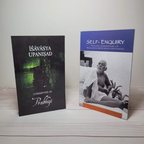 Spirituality Books Lot of 2 Prabhuji Ishavasya Ramana Maharishi Self-Enquiry