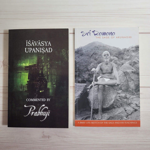 Spirituality Books Lot of 2 Prabhuji Ishavasya Ramana Maharishi The Sage