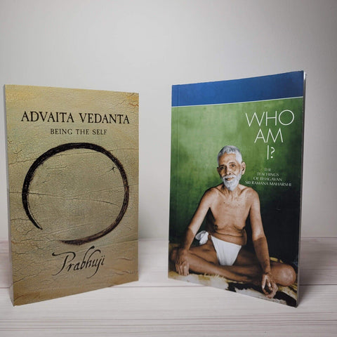 Spirituality Books Lot of 2 Prabhuji Advaita Vedanta Ramana Maharishi Who am I