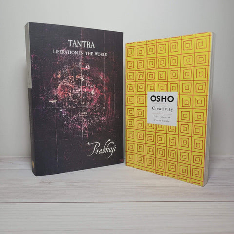 Spirituality Books Lot of 2 Prabhuji Tantra Osho Creativity Yoga Meditation