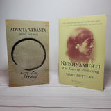 Spirituality Books Lot of 2 Prabhuji Advaita Vedanta Krishnamurti Awakening