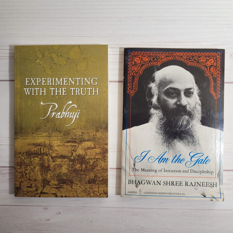 Spirituality Books Lot of 2 Prabhuji Osho Truth I am The Gate Discipleship