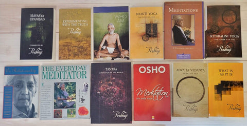 Spirituality Books Lot of 12 Prabhuji Osho Krishnamurti Maharishi Meditation