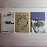Spirituality Books Lot of 2 Prabhuji Advaita Vedanta Krishnamurti Humanity