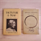 Spirituality Books Lot of 2 Prabhuji Advaita Vedanta Krishnamurti The future