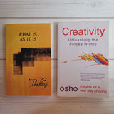 Spirituality Books Lot of 2 Prabhuji Osho Creativity Karma Yoga Meditation