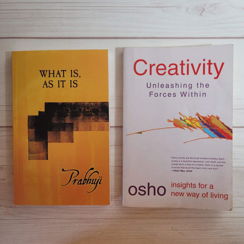Spirituality Books Lot of 2 Prabhuji Osho Creativity Karma Yoga Meditation