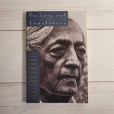 Spirituality Books Lot of 2 Prabhuji Krishnamurti Tantra Love Loneliness