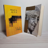 Spirituality Books Lot of 2 Prabhuji Krishnamurti Yoga Truth Desire Freedom