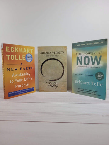Spirituality Books Lot of 3 Prabhuji Advaita Eckhart Tolle The Power of Now