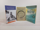 Spirituality Books Lot of 2 Prabhuji Advaita Maharishi Enquiry Eckhart Tolle Now