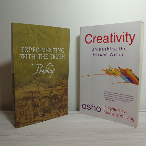 Spirituality Books Lot of 2 Prabhuji Osho Creativity Truth Freedom Buddhism