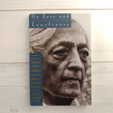Spirituality Books Lot of 2 Prabhuji Krishnamurti Bhakti Yoga Love Loneliness
