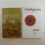 Spirituality Books Lot of 2 Prabhuji Osho Intelligence Truth Creativity Freedom
