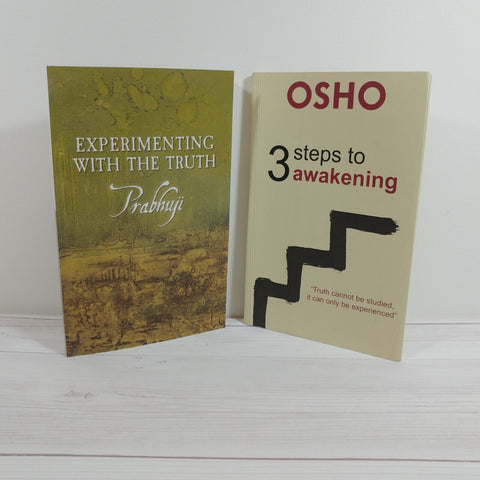 Spirituality Books Lot of 2 Prabhuji Osho Enlightenment Awakening Truth Freedom