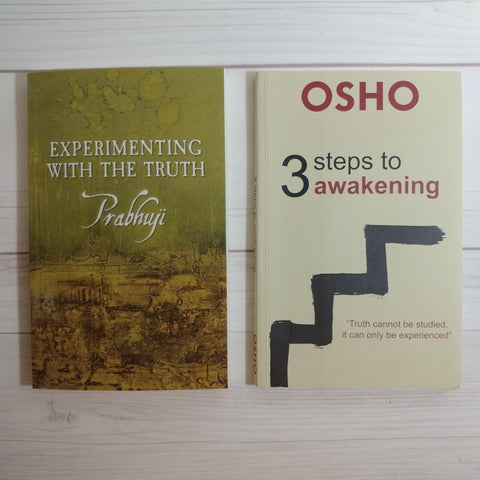 Spirituality Books Lot of 2 Prabhuji Osho Enlightenment Awakening Truth Freedom