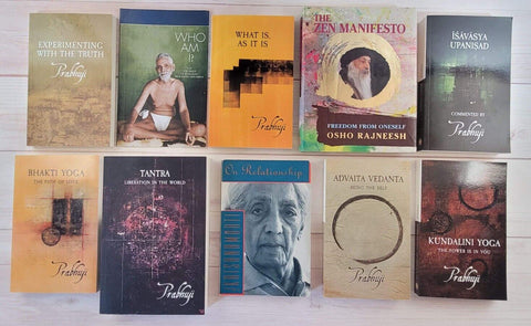 Spirituality Books Lot of 10 Prabhuji Osho Krishnamurti Maharishi Zen Truth Love