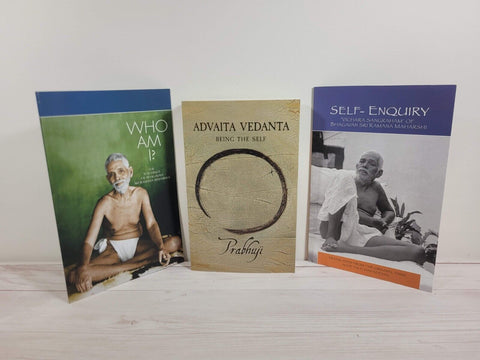 Spirituality Books Lot of 3 Prabhuji Advaita Vedanta Ramana Maharshi Who am I