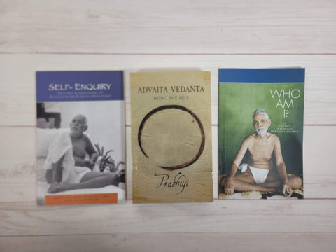 Spirituality Books Lot of 3 Prabhuji Advaita Vedanta Ramana Maharshi Who am I