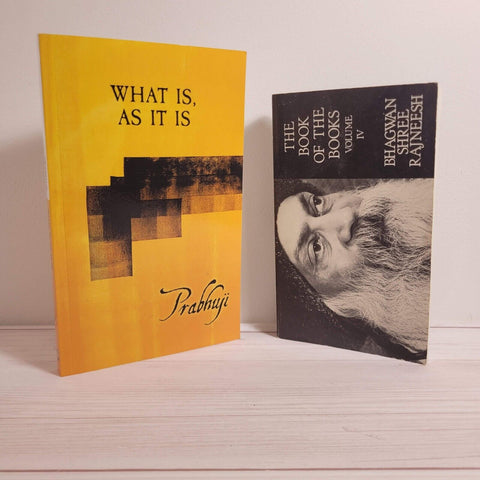 Spirituality Books Lot of 2 Prabhuji Osho Buddhism Yoga Meditation Dhammapada