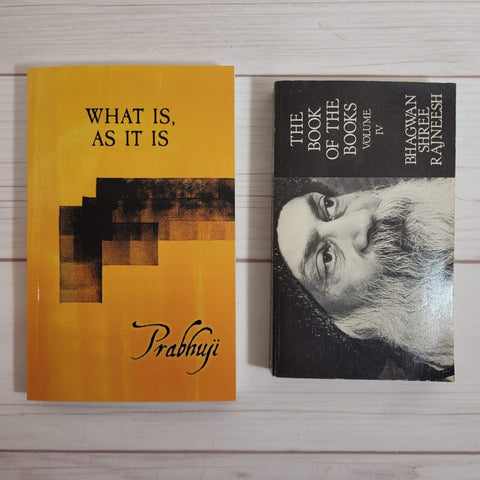 Spirituality Books Lot of 2 Prabhuji Osho Buddhism Yoga Meditation Dhammapada