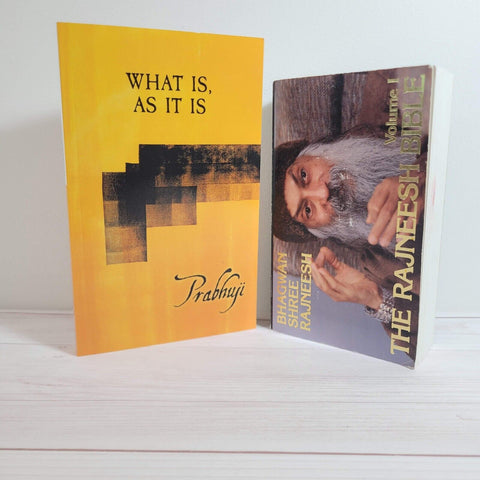Spirituality Books Lot of 2 Prabhuji Meditation Yoga Osho The Rajneesh Bible
